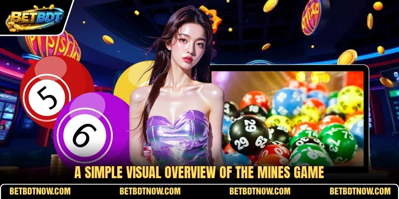 A simple visual overview of the Mines game
