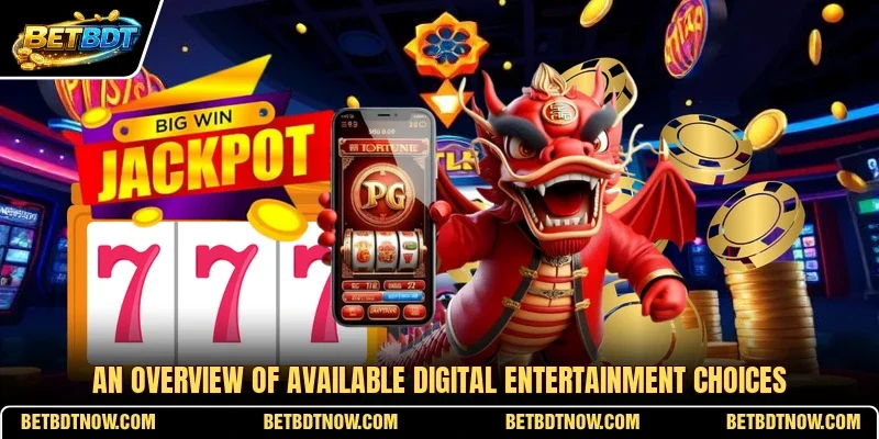 An overview of available digital entertainment choices