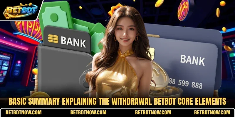 Basic summary explaining the withdrawal BETBDT core elements