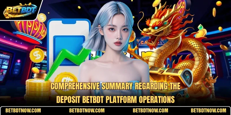 Comprehensive summary regarding the deposit BETBDT platform operations