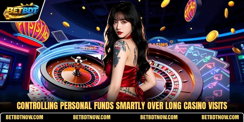 Controlling personal funds smartly over long casino visits