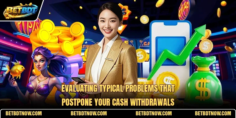 Evaluating typical problems that postpone your cash withdrawals