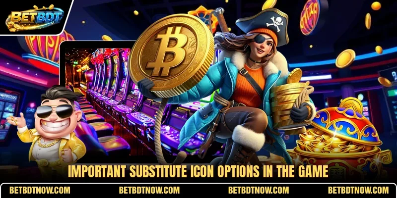 Important substitute icon options in the game