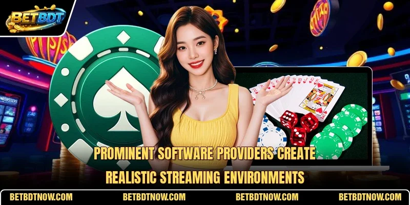 Prominent software providers create realistic streaming environments