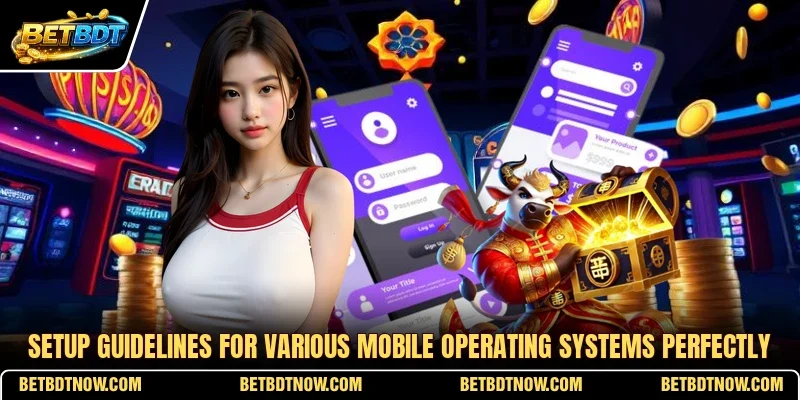 Setup guidelines for various mobile operating systems perfectly