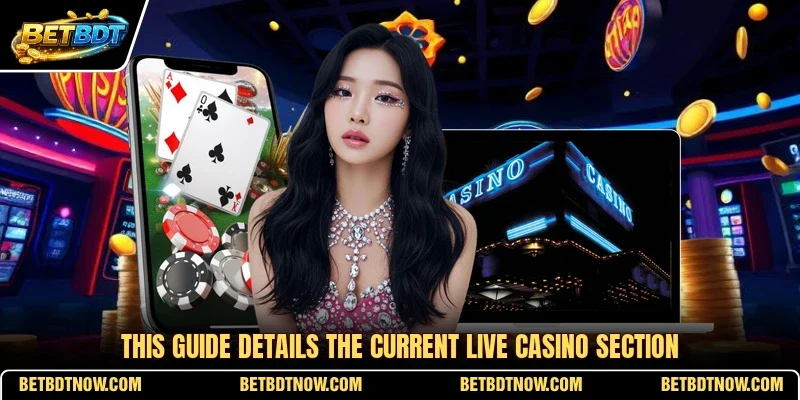 This guide details the current live casino section