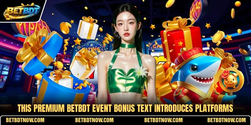 This premium BETBDT event bonus text introduces platforms
